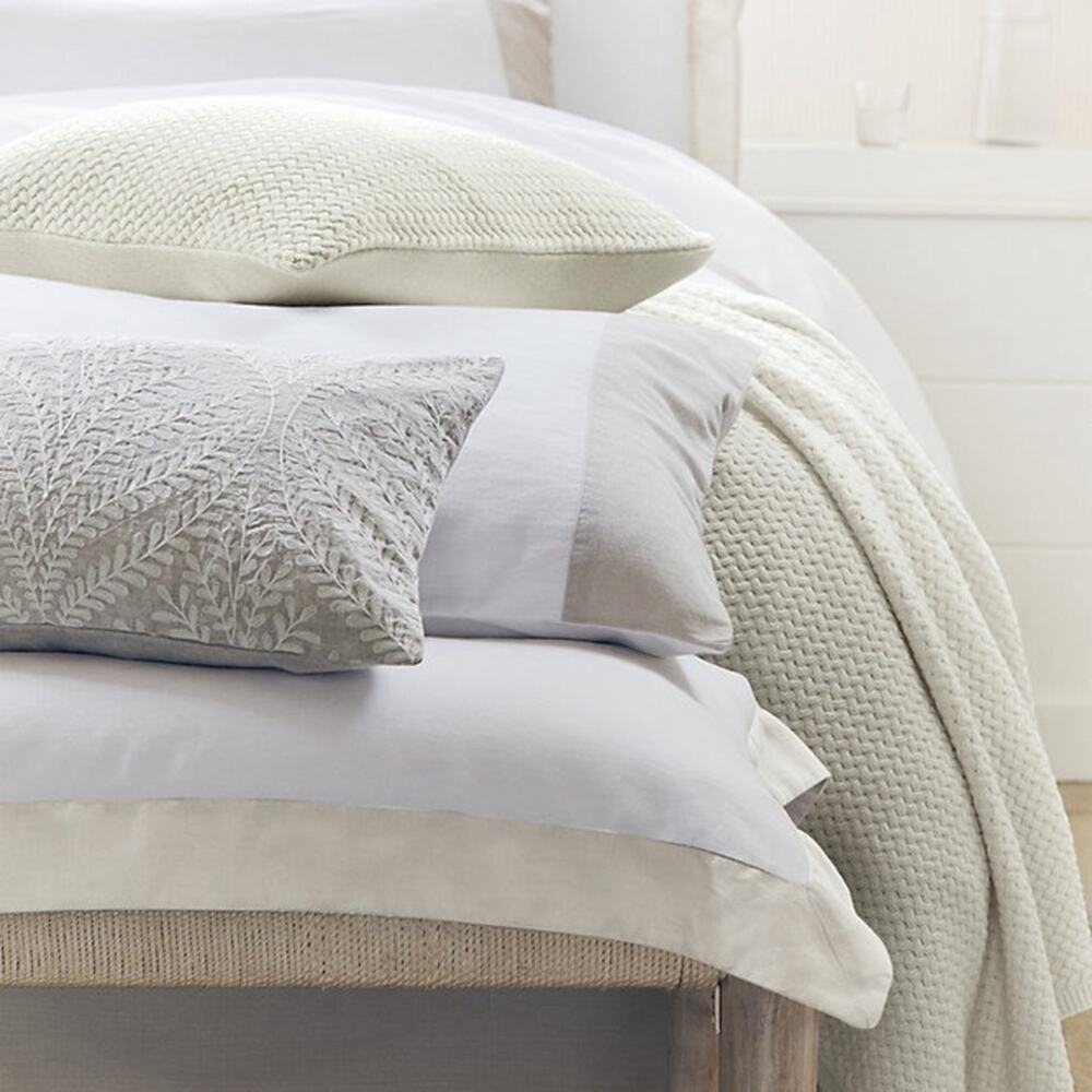 The White Company Throw‎ Lambswool Manon Ivory